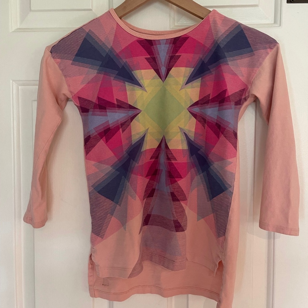 TEA COLLECTION Girls size 7 Geo Tunic Top